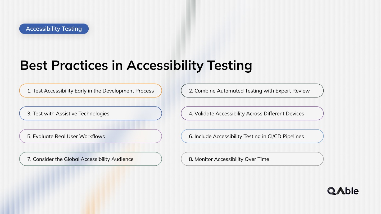 Best Practices in Accessibility Testing