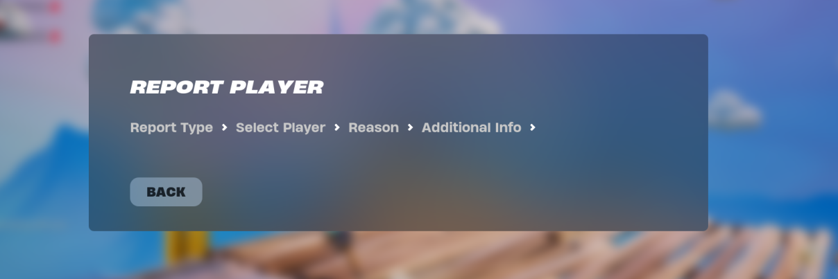 Bug: Inability to Report Players